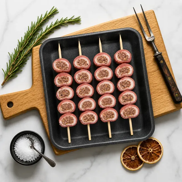 Layered Kebab Bites